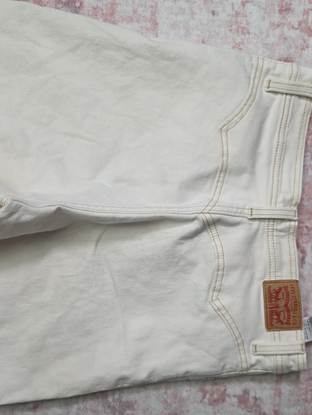 Levis Ribcage Straight Ankle, Cropped Jeans Super High Rise, Button Fly W31 L27